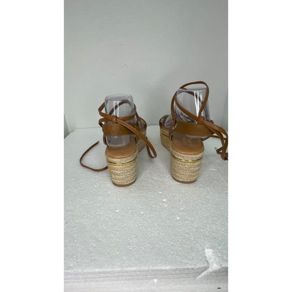 Bleecker & Bond womens size 7.5 Odette Espadrille Wedge Sandal gladiator style - Picture 9 of 16